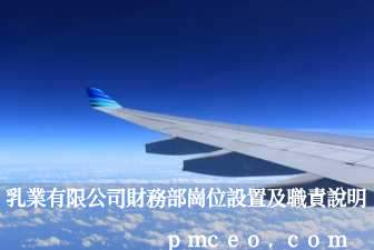 乳業有限公司財務部崗位設置及職責說明